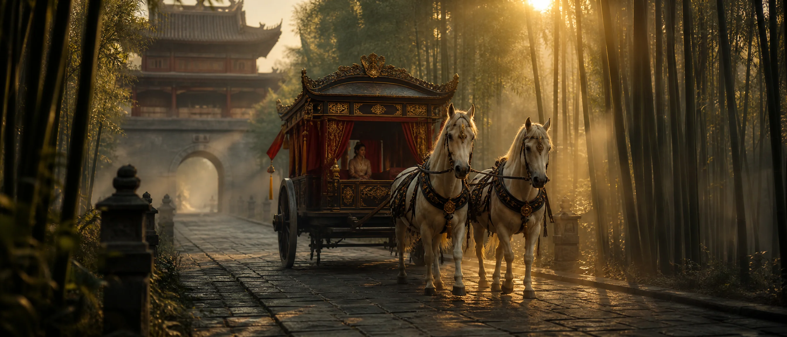 古风马车短片精彩画面​